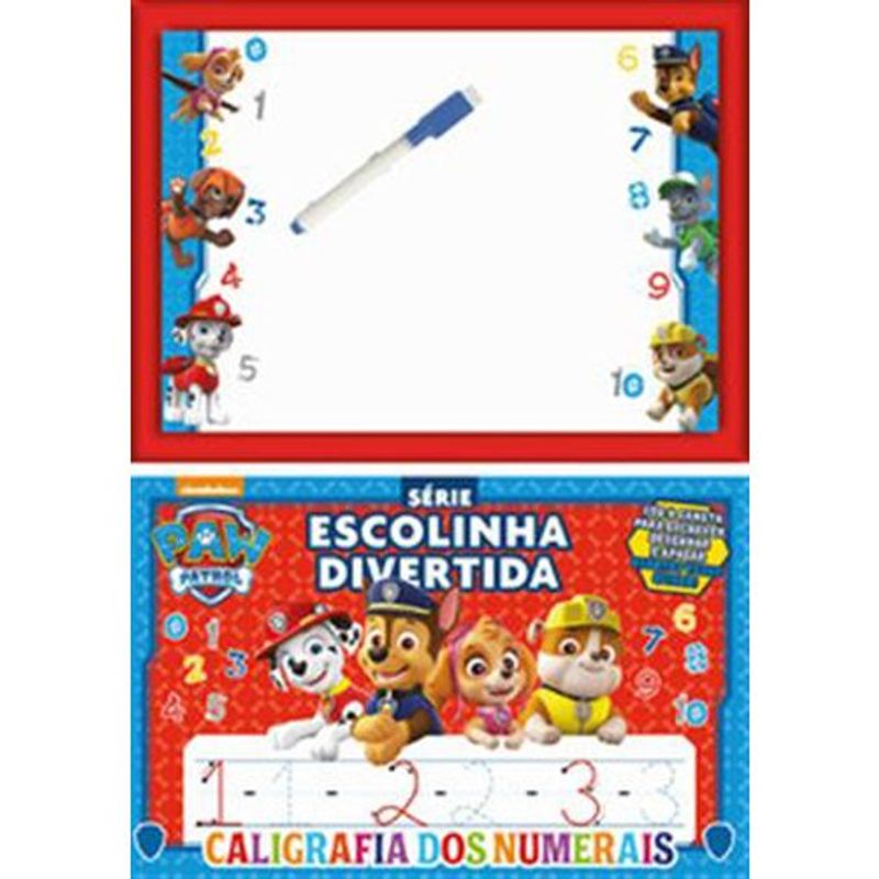 livro patrulha canina série escolinha divertida números on line (mp)