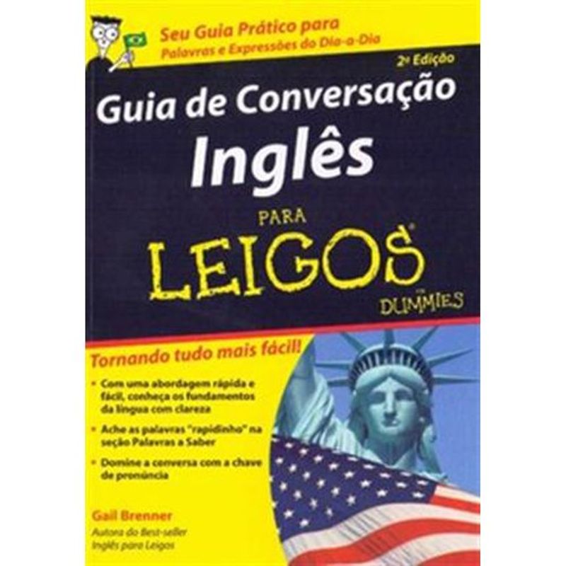 livro guia de conversação inglês para leigos alta books (mp)