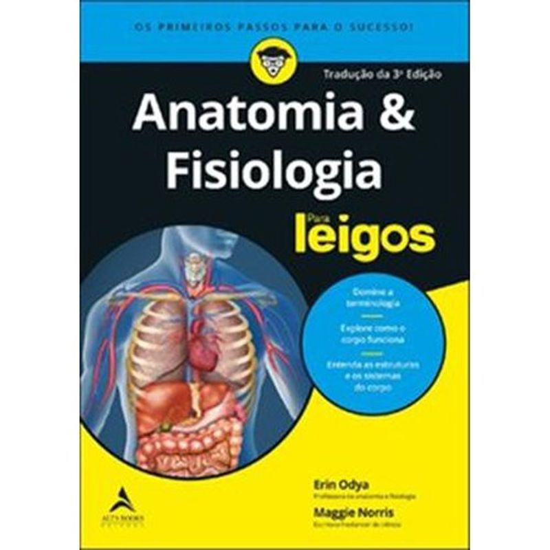 livro anatomia e fisiologia para leigos alta books (mp)