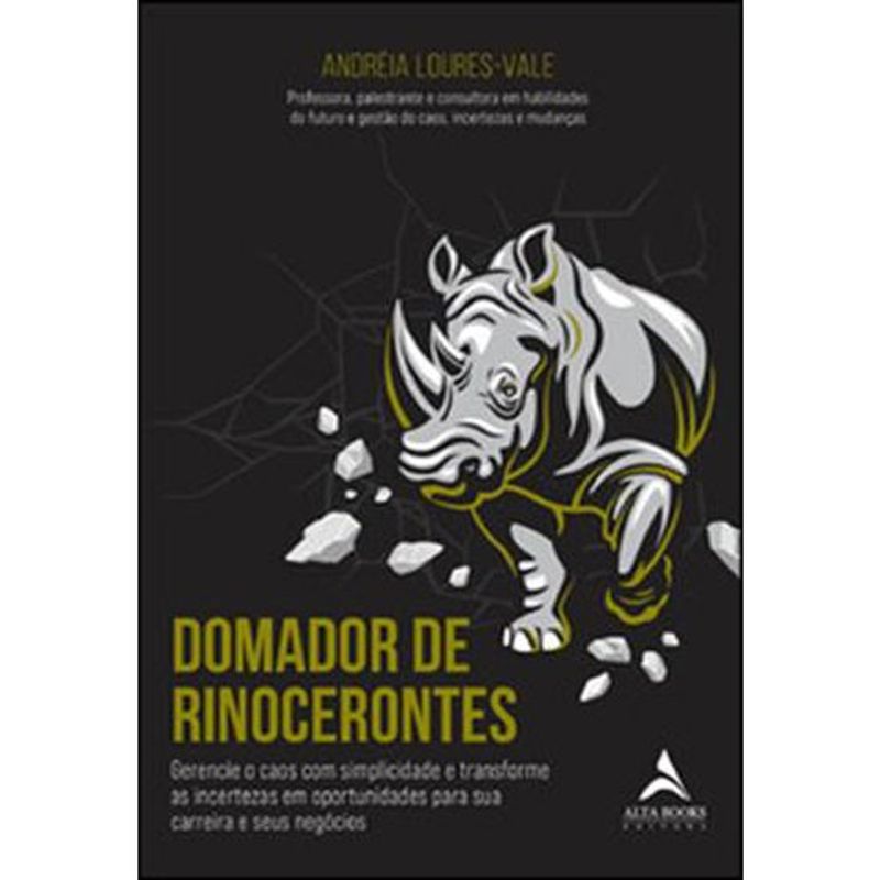 livro domador de rinocerontes alta books (mp)