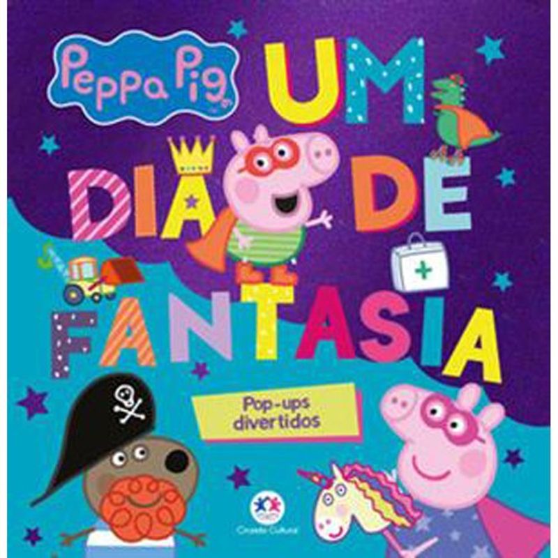 livro peppa pig um dia de fantasia ciranda cultural (mp)