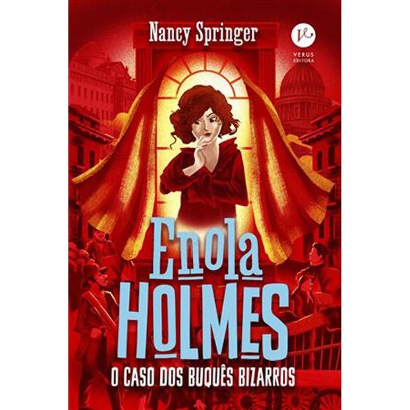 livro enola holmes: o caso dos buquês bizarros (vol. 3) verus edi tora (mp)