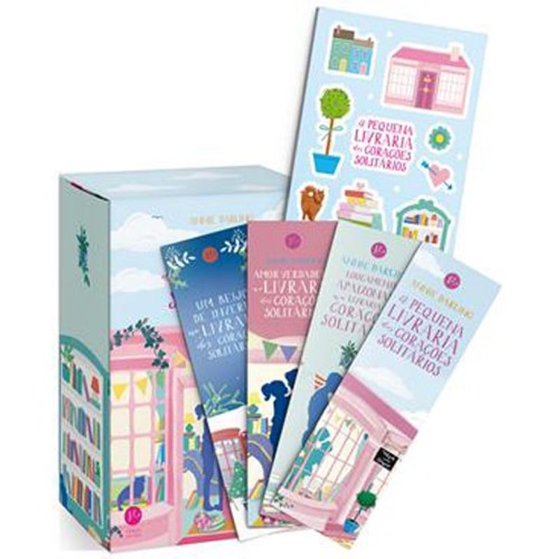 livro box a livraria dos corações solitários record (mp)