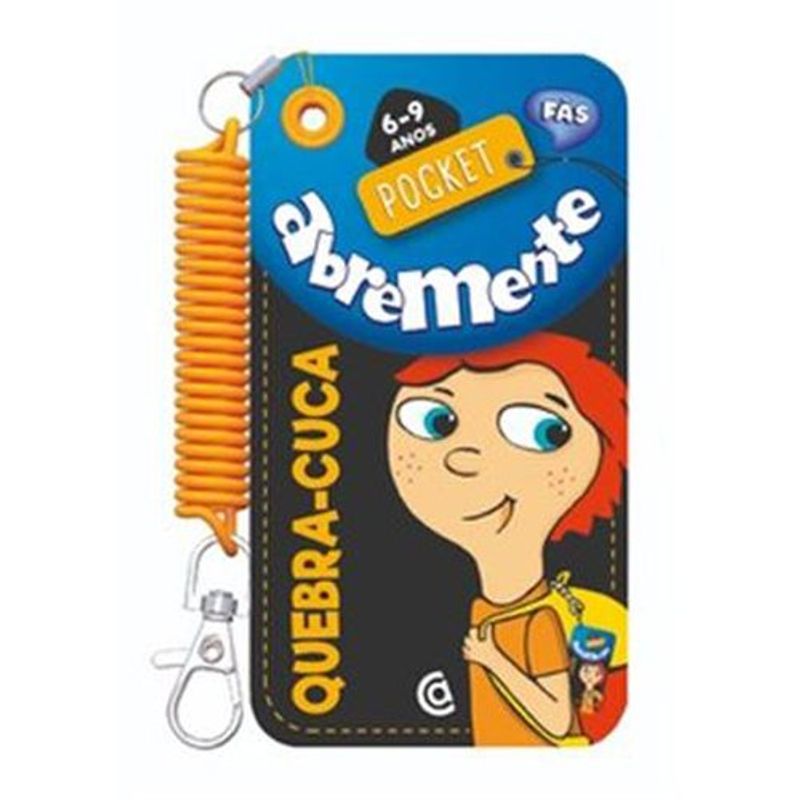 livro abremente pocket quebra-cuca 6-9 anos catapulta editores (mp)