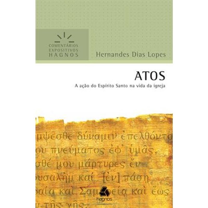 livro atos comentários expositivos hagnos hagnos (mp)