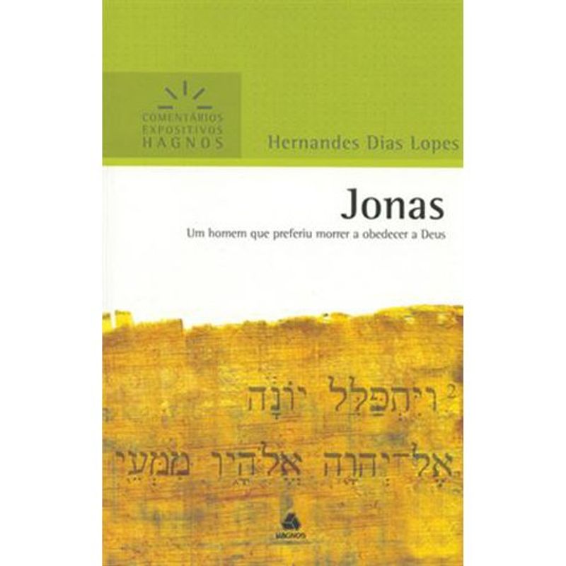 livro jonas comentários expositivos hagnos hagnos (mp)