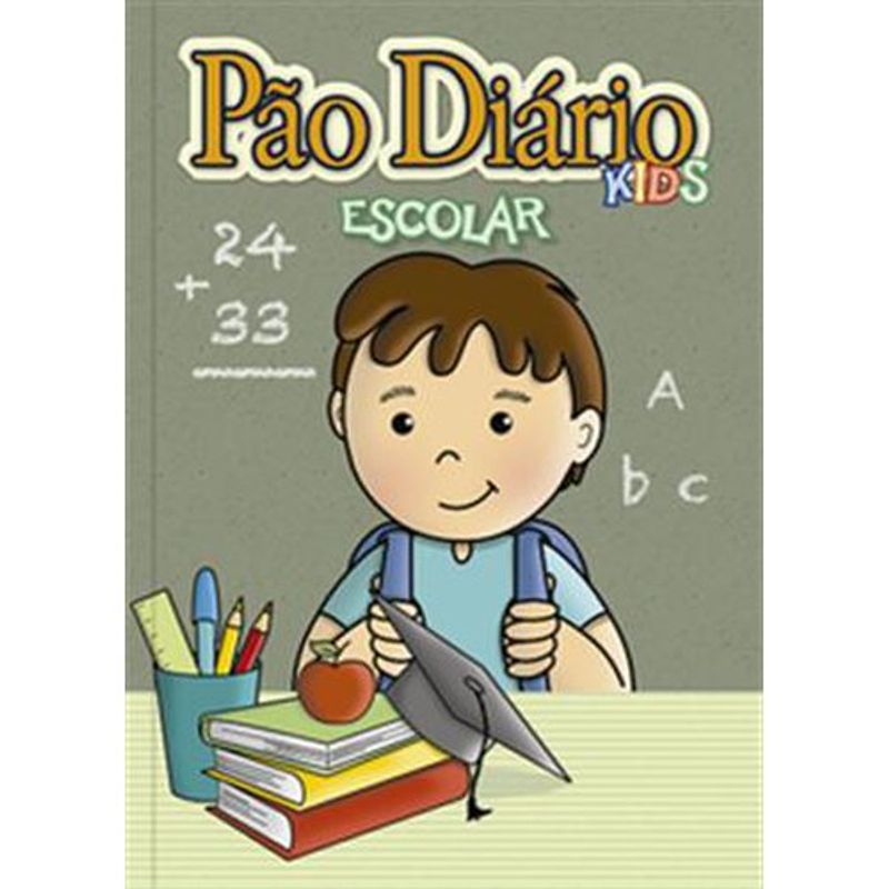 livro pão diário kids escolar quadro negro pao diario (mp)