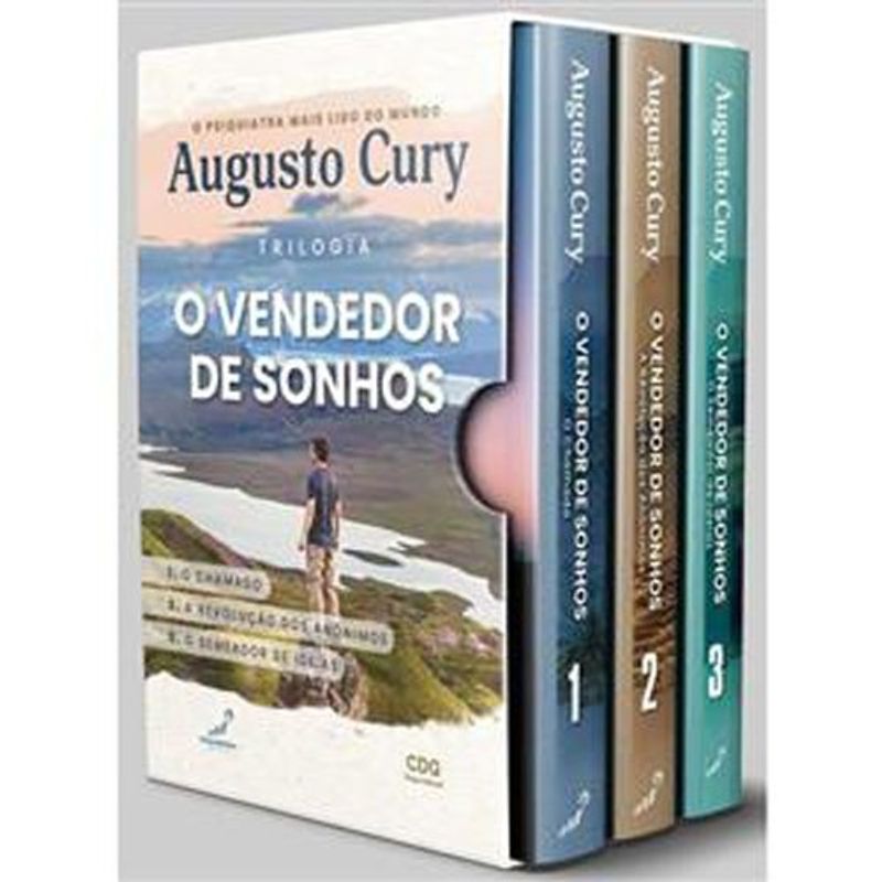livro box o vendedor de sonhos dreamsellers (mp)
