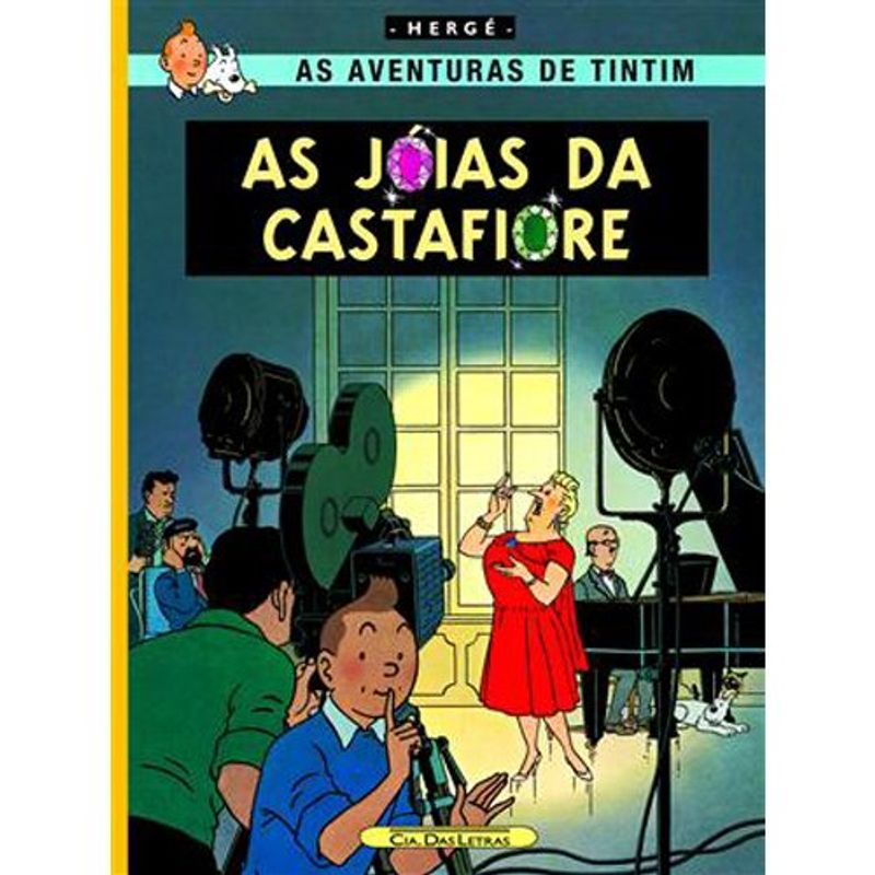 livro as jóias da castafiore quadrinhos na cia (mp)