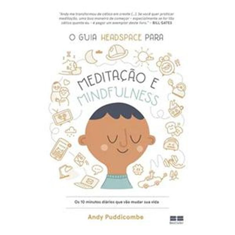 livro o guia headspace para meditação e mindfulness. record pop (mp)