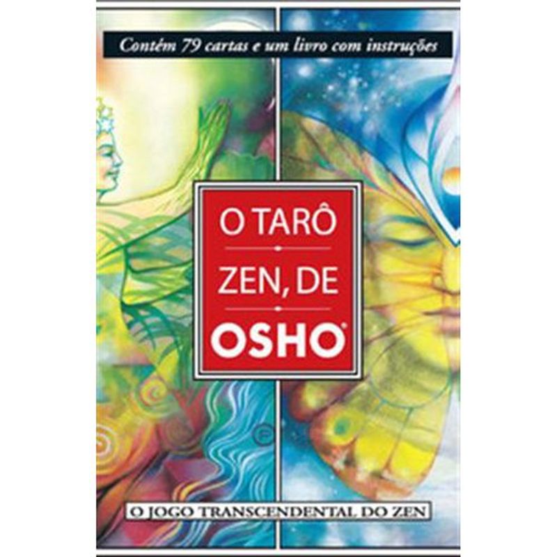livro tarô zen, de osho (nova edição) caixa com livro + 79 cartas cultrix (mp)