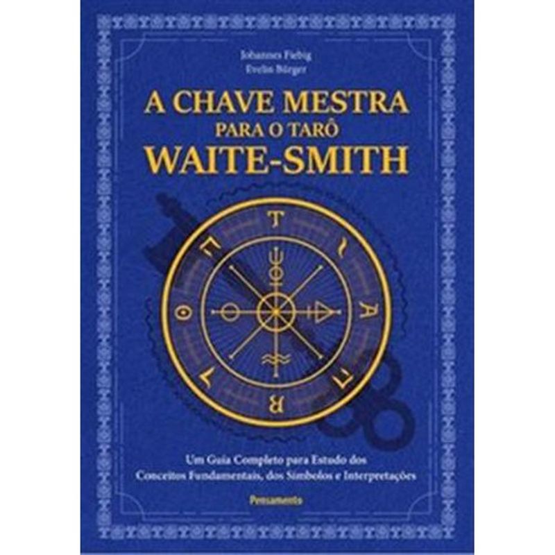 livro a chave mestra do tarô waite-smith pensamento (mp)