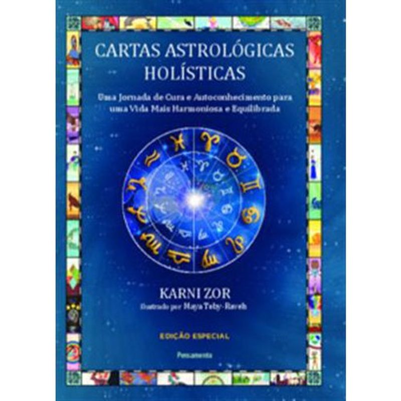 livro cartas astrológicas holísticas pensamento (mp)