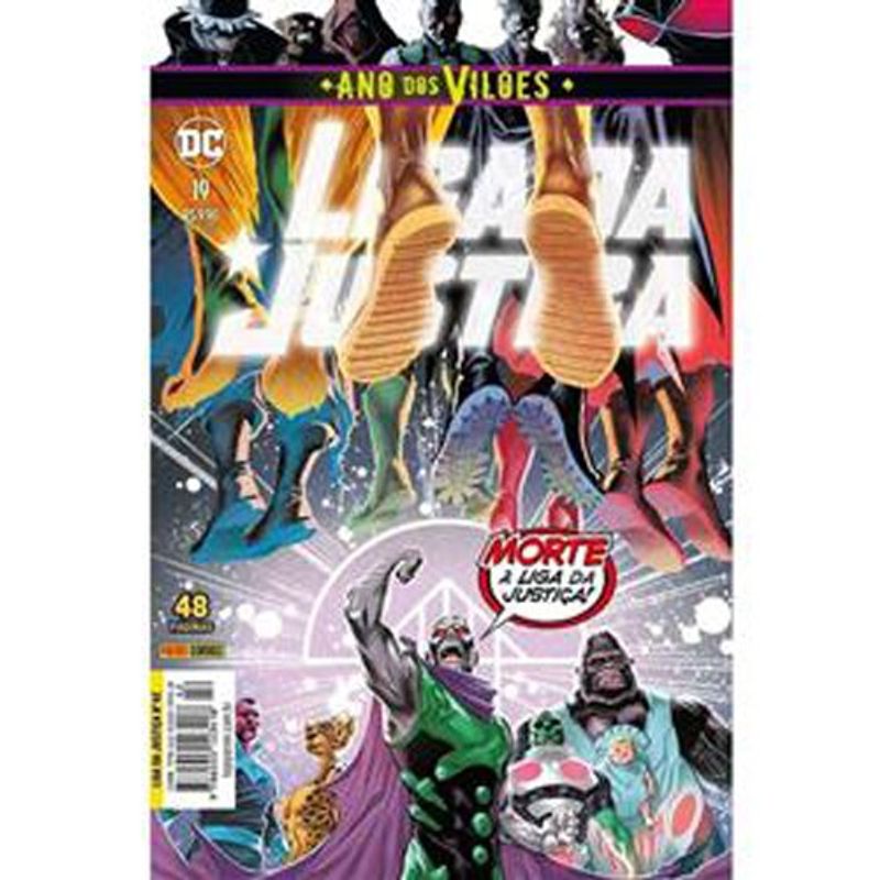 livro liga da justiça 19 morte à liga da justiça! panini book s (mp)