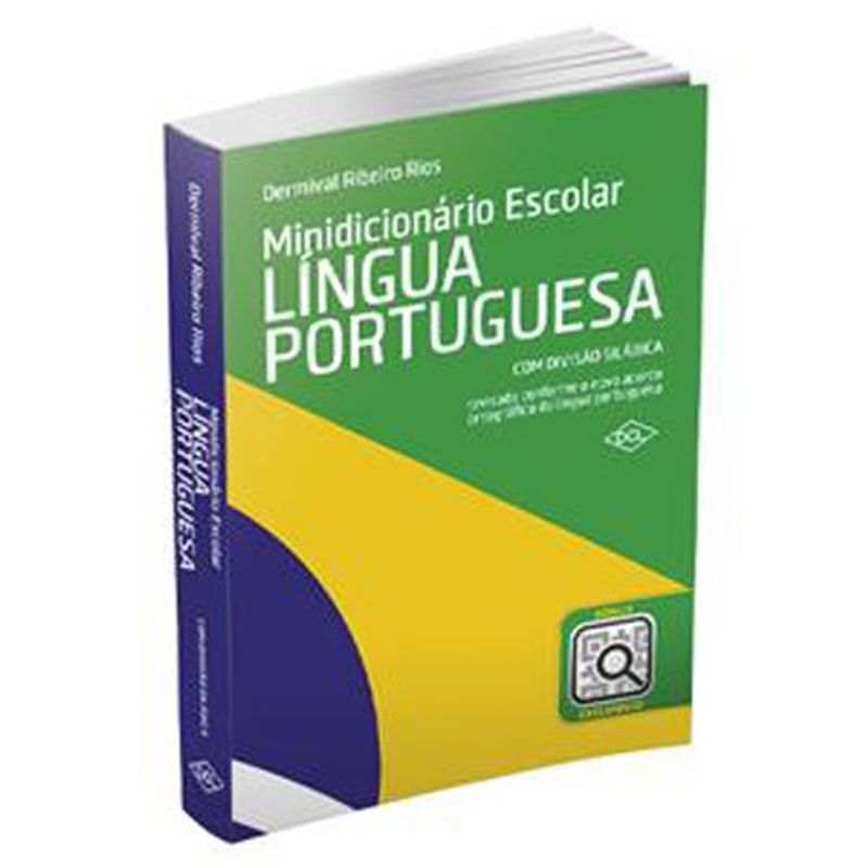 livro minidicionário escolar de língua portuguesa nv qrcode d cl literatura (mp)