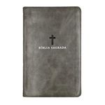 livro bíblia sagrada acf, couro soft, cinza, letra grande, leitura perfe ita thomas nelson brasil (mp)