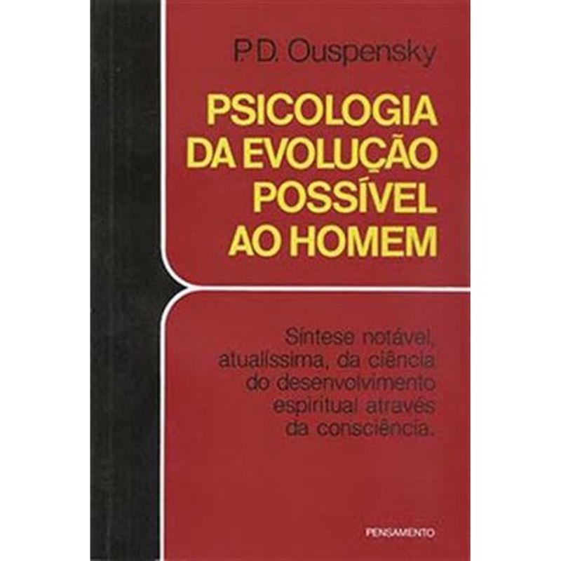 livro psicologia da evolução possível ao homem pensamento (mp)