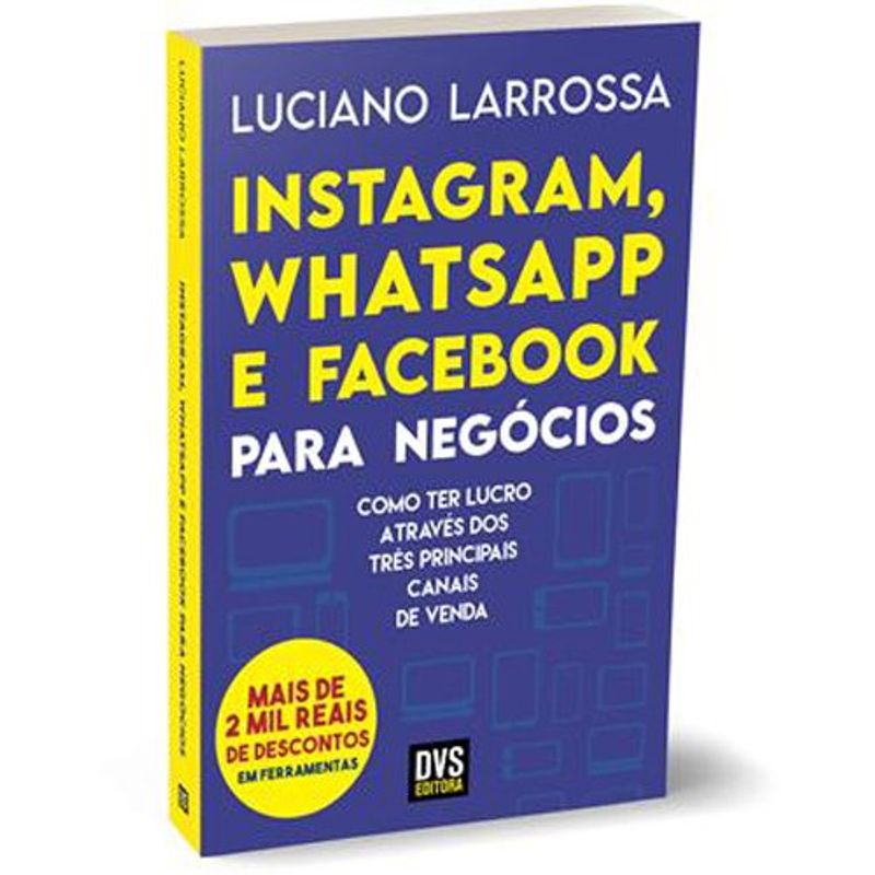 livro instagram, whatsapp e facebook para negócios dvs (mp)