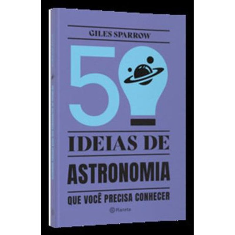 livro 50 ideias de astronomia que você precisa conhecer planeta (mp)