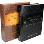 livro bíblia de estudo holman preta cpad (mp)