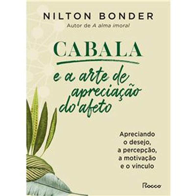 livro cabala e a arte de apreciação do afeto rocco (mp)
