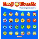 livro emoji diversão azul passatempos diversão girassol brasil (mp)