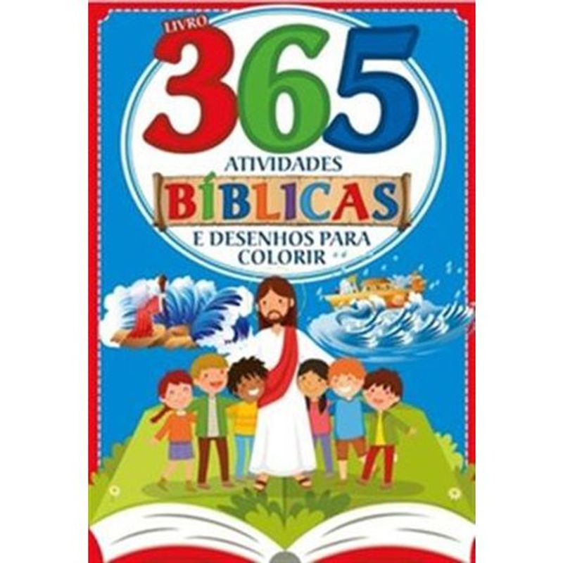 livro bíblicas livro 365 atividades e desenhos para colorir on line (mp)