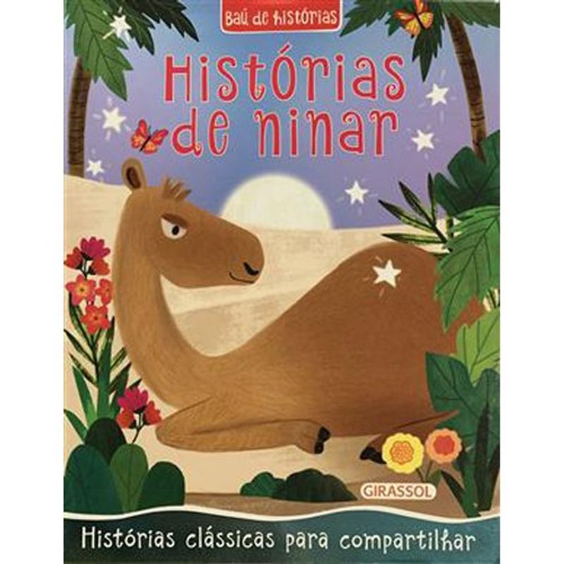 livro baú de histórias histórias de ninar girassol brasil (mp)