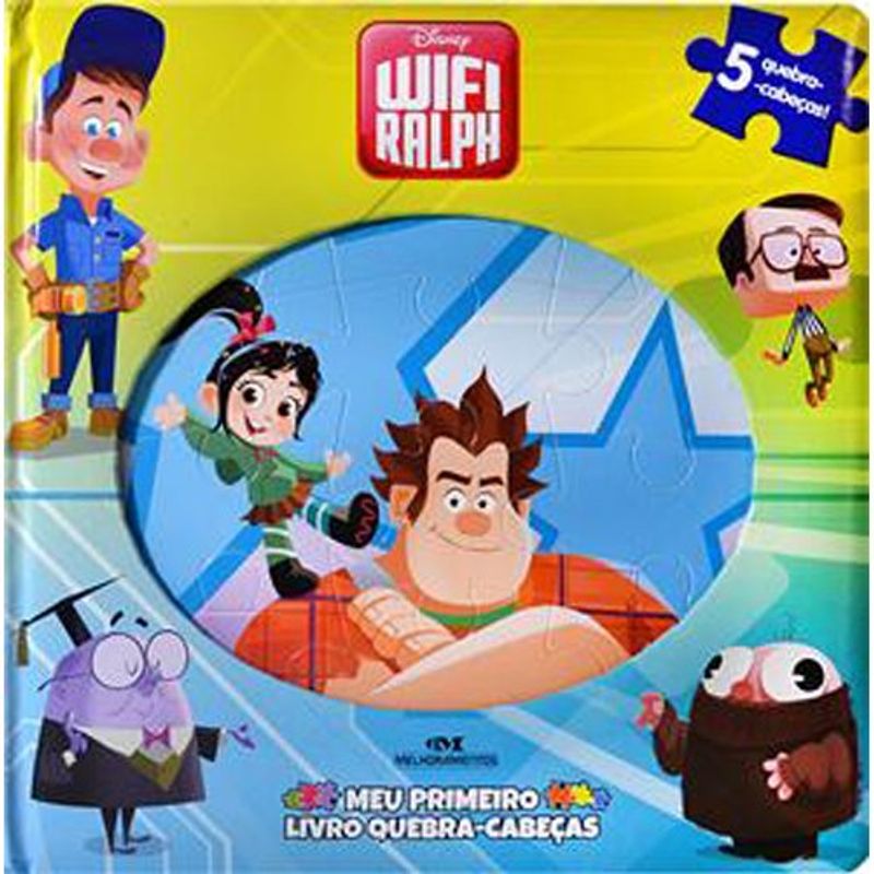 livro wifi ralph meu primeiro livro quebra-cabeças melhoramento s (mp)