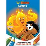 livro turma da mônica lendas brasileiras para colorir boitatá girassol brasil (mp)