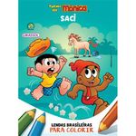 livro turma da mônica lendas brasileiras para colorir saci gi rassol brasil (mp)