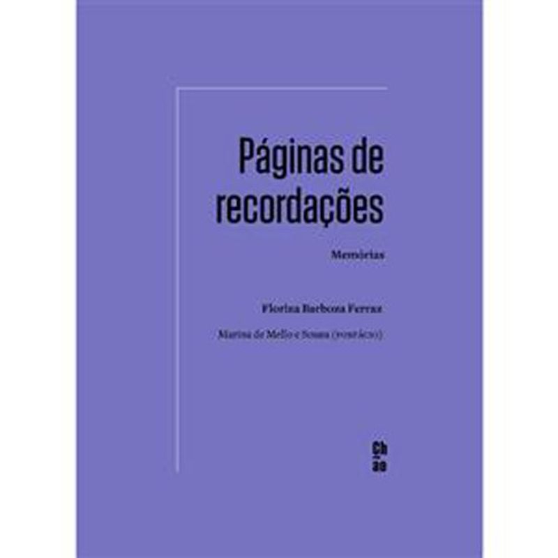 livro paginas de recordações: memorias editora 34 (mp)