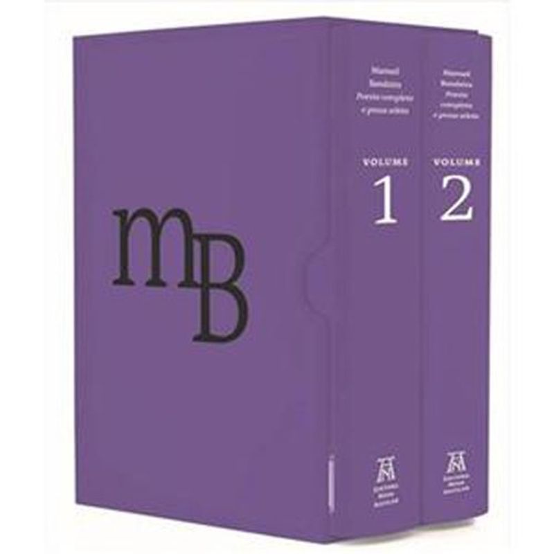 livro box manuel bandeira: poesia completa e prosa seleta nova aguilar (mp)