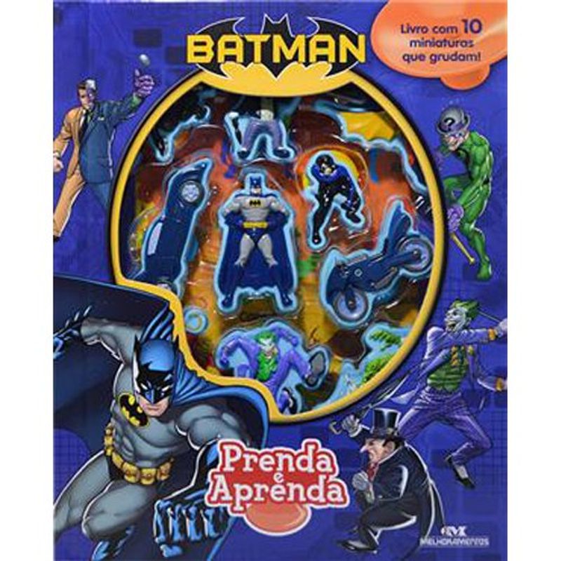 livro batman prenda e aprenda melhoramentos (mp)