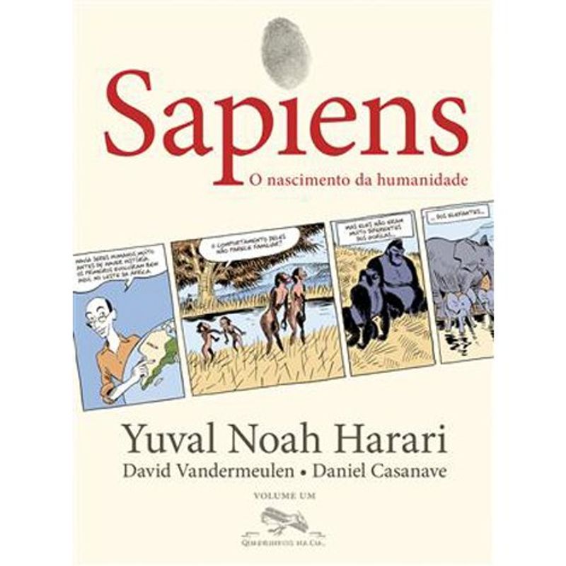 livro sapiens (edição em quadrinhos): o nascimento da humanidade quadrinhos na cia (mp)