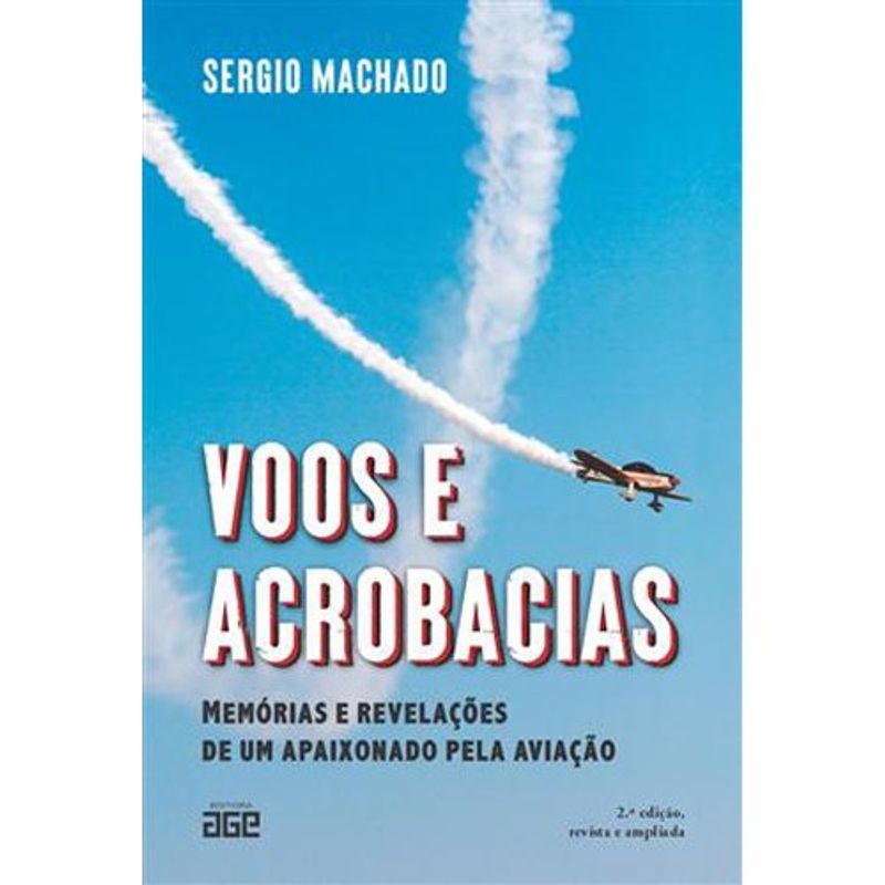 livro voos e acrobacias editora age (mp)