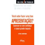 livro voce sabe fazer uma boa apresentacao? senac-sp (mp)
