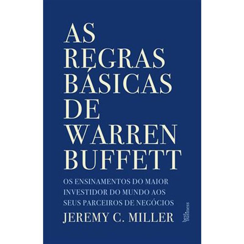 livro as regras básicas de warren buffett best business (mp)