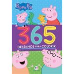 livro peppa pig 365 desenhos para colorir ciranda cultural (mp)