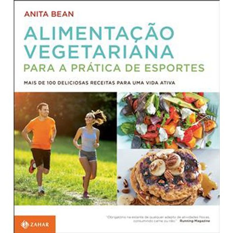 livro alimentação vegetariana para a prática de esportes zahar (mp)