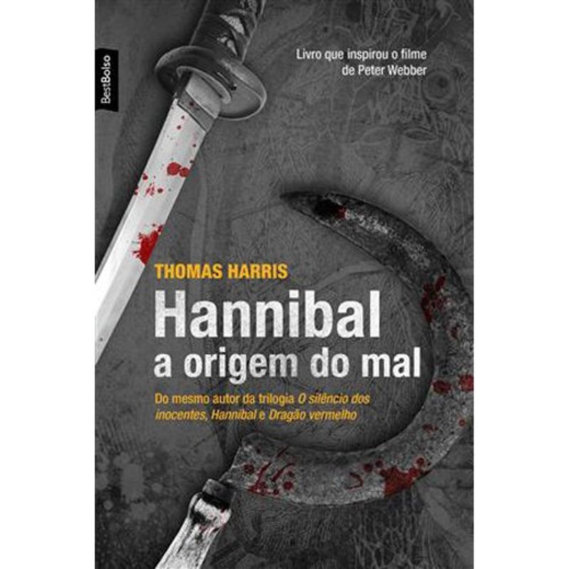 livro hannibal: a origem do mal (edição de bolso) best bolso (mp)