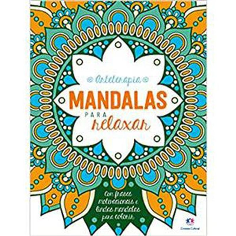 livro arteterapia mandalas para relaxar ciranda cultural (mp)
