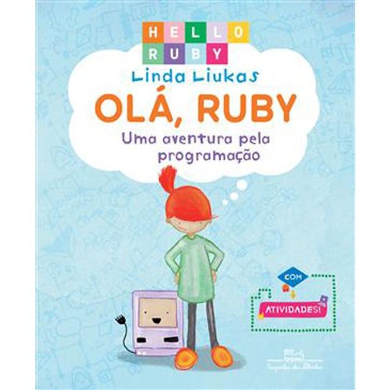 livro olá, ruby: uma aventura pela programação companhia das letr inhas (mp)