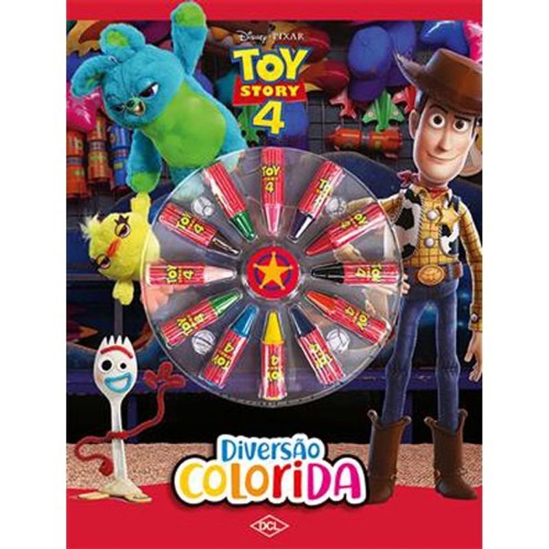 livro disney cores toy story 4 dcl (mp)