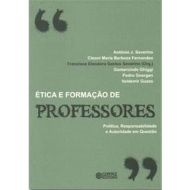 livro ética e formação de professores cortez editora (mp)