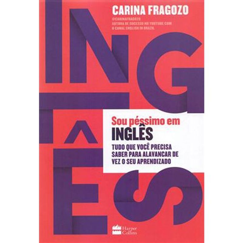 livro sou péssimo em inglês harpercollins (mp)