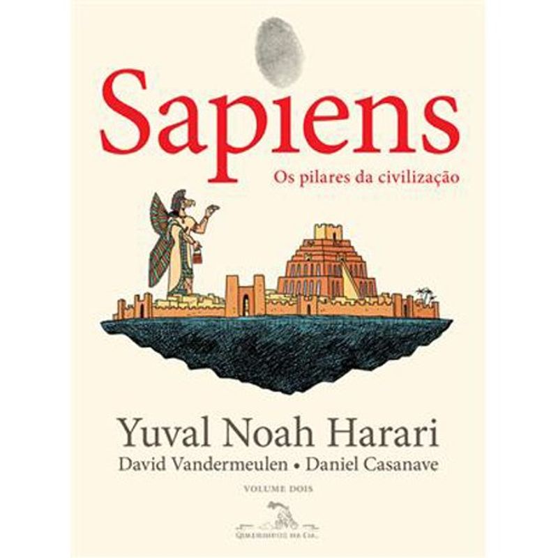 livro sapiens (edição em quadrinhos): os pilares da civilização q uadrinhos na cia (mp)