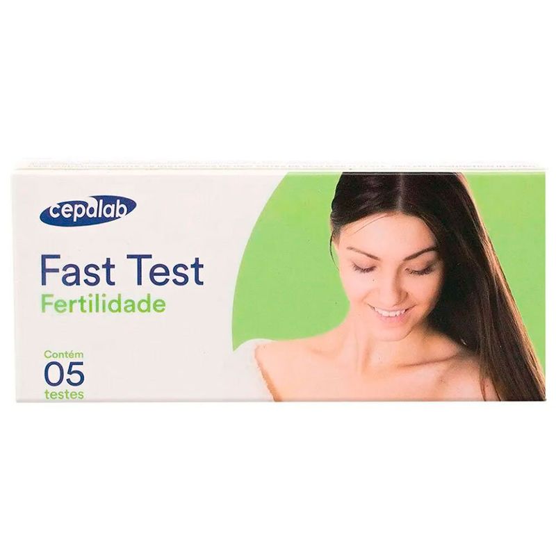 teste de fertilidade fast test 5 unidades cepalab