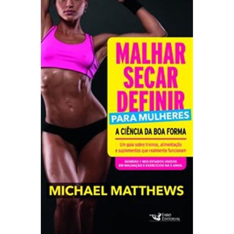 livro malhar, secar, definir para mulheres faro editorial (mp)