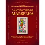 livro antigo tarô de marselha caixa com livro + 78 cartas pensa mento (mp)